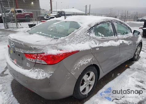 2011 Hyundai Elantra Gls from USA, damaged, VIN 5NPDH4AE7BH046233